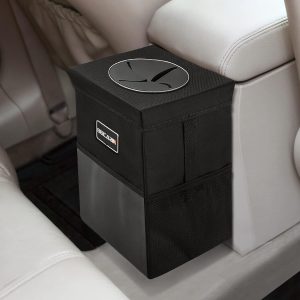 Car Trash Can with Lid